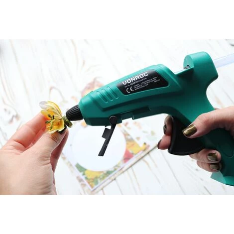 VONROC Pistolet à Colle ⌀ 11,2mm - 70W – Anti-gouttes Et 8 Bâtons De Colle Inclus 5 VONROC Pistolet à Colle ⌀ 11,2mm - 70W – Anti-gouttes Et 8 Bâtons De Colle Inclus – Image 5