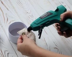 VONROC Pistolet à Colle ⌀ 11,2mm - 70W – Anti-gouttes Et 56 Bâtons De Colle Inclus -Pistolet à colle Soldes 18044323 3