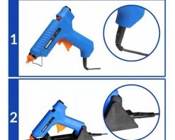 DEUBA Set Pistolet à Colle Chaude Sans Fil Avec Station De Recharge Et Coffret Système -Pistolet à colle Soldes 18477018 5