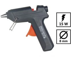 Pistolet à Colle électrique15W + Batons De Colle Diam 8 Mm PROVIDUS -Pistolet à colle Soldes 2012130 2