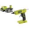 Pack RYOBI Pistolet à Colle 18V OnePlus R18GLU-0 - 1 Batterie 5.0Ah - 1 Chargeur Rapide 2.0Ah RC18120-150