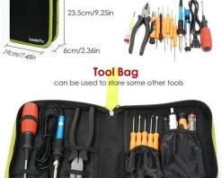 BEARSU Pistolet à Colle Chaud 50W, Trousse à Outil, 19cm*11mm 30pcs Bâtons De Colle, Pour Bricolages/Loisir Créatifs/DIY, Noir