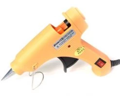 Triomphe Jaune Pistolet à Colle Thermofusible Mini Enfants Fait à La Main Bricolage Bijoux Accessoires 20 W Pistolet à Fusion électrique Pistolet à Colle Chaude Plug Dans Pistolet à Colle Haute Température