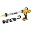 DeWALT DCE581D1 Pistolet à Mastic Sans Fil 300-600 Ml - 18V - 2,0Ah Li-ion