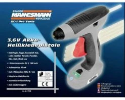 BRÜDER MANNESMANN Brüder Mannesmann Pistolet à Colle Sans Fil + Lampe Sans Fil 7 Mm -Pistolet à colle Soldes 27573357 3