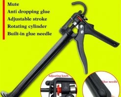 BARES Manuel Cartouche Calfeutrer Pistolet à Colle Composite Convient Pour Pistolet De Presse Calfeutrer Remplissage D'étanchéité Utilisation à Domicile Et Bureau -Pistolet à colle Soldes 27578597 5
