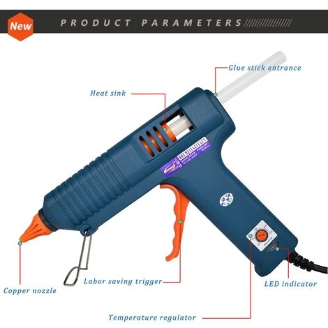 Triomphe Pistolet à Colle Thermofusible 150W Thermostat Distributeur De Colle Thermostat Industriel 2 Triomphe Pistolet à Colle Thermofusible 150W Thermostat Distributeur De Colle Thermostat Industriel – Image 2