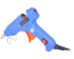 HAPPYSHOPPING Machine A Baton Thermofusible Pour Pistolet A Colle Thermofusible 20W Avec Bouton De Commutation Bleu EU HJ005 -Pistolet à colle Soldes 28055176 2