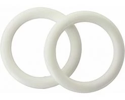 ATELIERS 28 Anneau Blanc Plastique - Diamètre 35 Mm - Vendu Par 10