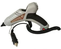 Perle Rare Pistolet à Colle Thermofusible Pour Voiture Avec Prise Allume-cigare Avec Cordon De 3 M + 10 Bâtons De Colle, Pistolet à Colle Thermofusible Manuel Extérieur, Pistolet De Fusion électrique