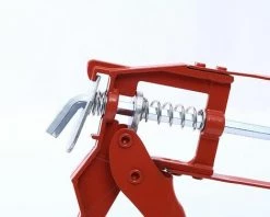 Perle Rare Pistolet à Mastic Super Power Pistolet à Colle 9 Pouces Poignée Hexagonale Cadre Pistolet à Colle Pistolet à Colle Manuel Universel Colle à Calfeutrer Sans Pistolet à Colle à Ongles, Rouge -Pistolet à colle Soldes 29868995 4