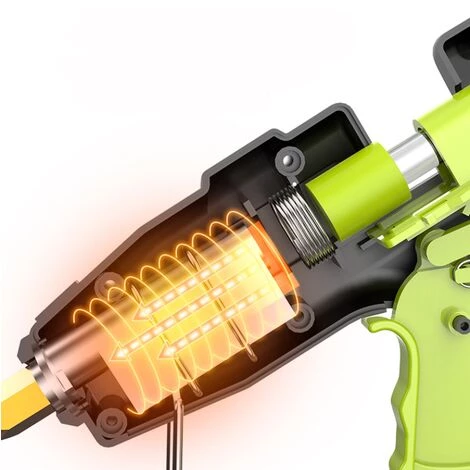 Perle Rare Manuel De Ménage De Pistolet à Colle Thermofusible Avec Interrupteur Bande De Caoutchouc De Pistolet à Colle Chaude électrique 5 Perle Rare Manuel De Ménage De Pistolet à Colle Thermofusible Avec Interrupteur Bande De Caoutchouc De Pistolet à Colle Chaude électrique – Image 5