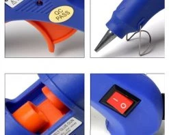 Perle Rare Jaune Pistolet à Colle Thermofusible Mini Enfants Fait à La Main Bricolage Bijoux Accessoires 20 W Pistolet à Fusion électrique Pistolet à Colle Chaude Plug Dans Pistolet à Colle Haute Température -Pistolet à colle Soldes 29869385 5