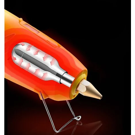 Perle Rare Pistolet à Colle Thermofusible 60-100W Pistolet Thermofusible à Double Puissance Avec Distribution D'interrupteur Et Température Réglable 4 Perle Rare Pistolet à Colle Thermofusible 60-100W Pistolet Thermofusible à Double Puissance Avec Distribution D'interrupteur Et Température Réglable – Image 4