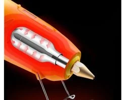 Betterlife Pistolet à Colle Thermofusible 60-100W Pistolet Thermofusible à Double Puissance Avec Distribution D'interrupteur Et Température Réglable A -Pistolet à colle Soldes 30006757 4