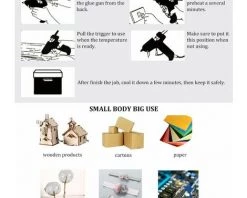 Betterlife Automobile Universel Pistolet à Colle Thermofusible Manuel Extérieur Pistolet à Colle Thermofusible Allume-cigare + 10 Bâtons De Colle A -Pistolet à colle Soldes 30006980 5