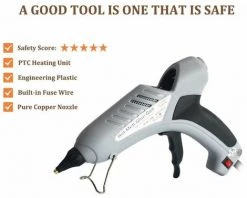 Betterlife Automobile Universel Pistolet à Colle Thermofusible Manuel Extérieur Pistolet à Colle Thermofusible Pince De Batterie + 10 Bâtons De Colle A -Pistolet à colle Soldes 30006984 3