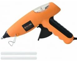 COOFIX 100w Pistolet A Colle Chaude Avec 10mm Bâtons De Colle Haute Température Outil De Réparation Pour Le Travail D'artisanat