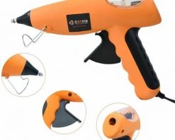 COOFIX 100w Pistolet A Colle Chaude Avec 10mm Bâtons De Colle Haute Température Outil De Réparation Pour Le Travail D'artisanat -Pistolet à colle Soldes 31061581 5
