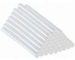 DEVENIRRICHE 20 Pièces Bâtons De Colle Chaude, Bâtons De Colle Chaude 11x300mm, - Bâtons De Rechange Bricolage Bâtons De Colle Pour Pistolet à Colle Chaude (semi-transparent 11x300 Mm)
