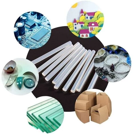 DEVENIRRICHE 20 Pièces Bâtons De Colle Chaude, Bâtons De Colle Chaude 11x300mm, - Bâtons De Rechange Bricolage Bâtons De Colle Pour Pistolet à Colle Chaude (semi-transparent 11x300 Mm) 3 DEVENIRRICHE 20 Pièces Bâtons De Colle Chaude, Bâtons De Colle Chaude 11x300mm, - Bâtons De Rechange Bricolage Bâtons De Colle Pour Pistolet à Colle Chaude (semi-transparent 11x300 Mm) – Image 3