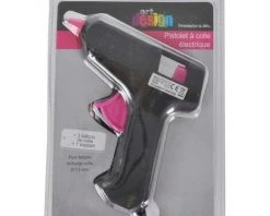 Paris Prix - Pistolet à Colle "électrique" 20cm Noir -Pistolet à colle Soldes 33706914 2