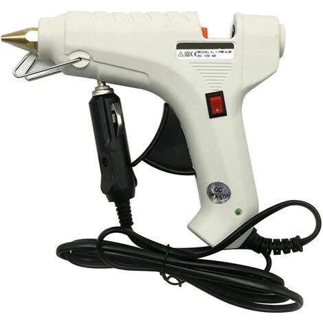 ASUPERMALL Pistolet A Colle Thermofusible Universel Automobile, Cable De 40W 12V 47 Pouces De Long Avec Prise Allume-Cigare, Adapte Pour Baton De Colle De 11Mm 1 ASUPERMALL Pistolet A Colle Thermofusible Universel Automobile, Cable De 40W 12V 47 Pouces De Long Avec Prise Allume-Cigare, Adapte Pour Baton De Colle De 11Mm