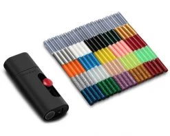 Wowstick Hot Melt Glue Mini Pen Petit Pistolet Chaud Avec Batterie Au Lithium Integree Type-C Chargement Usb Peinture 3D Sans Fil Outil De Reparation D'Art De Bricolage Emballe Avec Un Baton De Colle Colore 2000Mah, Edition Deluxe - Edition Deluxe