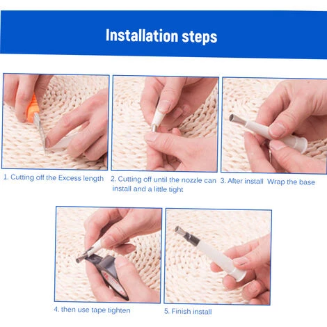 HAPPYSHOPPING 14 Pieces Finisseur De Calfeutrage Buse De Colle En Acier Inoxydable Scellant Buse De Calfeutrage Dissolvant De Colle Grattoir Outils De Finition Pour Cuisine Salle De Bain Fenetre,modele:Argent Argent 5 HAPPYSHOPPING 14 Pieces Finisseur De Calfeutrage Buse De Colle En Acier Inoxydable Scellant Buse De Calfeutrage Dissolvant De Colle Grattoir Outils De Finition Pour Cuisine Salle De Bain Fenetre,modele:Argent Argent – Image 5