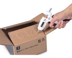 HAPPYSHOPPING Mini Pistolet A Colle Thermofusible Professionnel A Haute Temperature Pratique De 25 W Avec Des Batons De Colle De 50 Pieces Outil De Reparation D'artisanat De Chauffage -Pistolet à colle Soldes 35862419 5