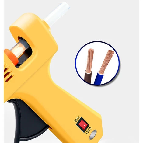 COOFIX Pistolet à Colle Thermofusible 20W25W30W Pistolet à Colle Thermofusible 7mm Spécial Pistolet à Colle Thermofusible 5 COOFIX Pistolet à Colle Thermofusible 20W25W30W Pistolet à Colle Thermofusible 7mm Spécial Pistolet à Colle Thermofusible – Image 5