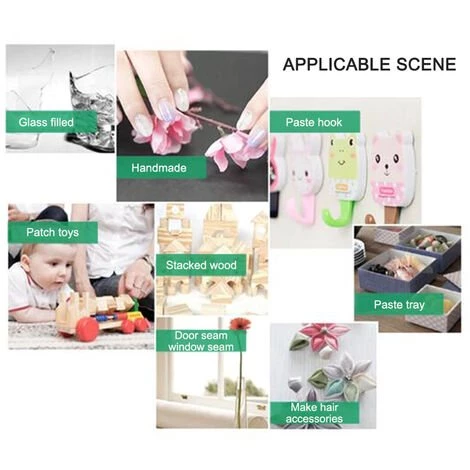 HAPPYSHOPPING Mini Pistolet A Colle Thermofusible Kit De Pistolet A Colle Anti-chaud Amovible Avec Gachette Flexible Pour Bricolage Petits Projets D'artisanat Et Scellage 20W,modele: UE 2 HAPPYSHOPPING Mini Pistolet A Colle Thermofusible Kit De Pistolet A Colle Anti-chaud Amovible Avec Gachette Flexible Pour Bricolage Petits Projets D'artisanat Et Scellage 20W,modele: UE – Image 2