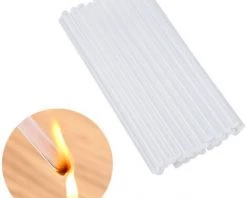 HAPPYSHOPPING 50Pcs Mini Batons De Pistolet A Colle Chaude 4 ''et 0,27 De Diametre - Compatible Avec La Plupart Des Pistolets A Colle,modele:Transparent -Pistolet à colle Soldes 36144571 3