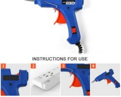 HAPPYSHOPPING 50Pcs Mini Batons De Pistolet A Colle Chaude 4 ''et 0,27 De Diametre - Compatible Avec La Plupart Des Pistolets A Colle,modele:Transparent -Pistolet à colle Soldes 36144571 5