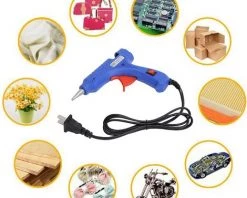 ILOVEMILAN Kit De Pistolets à Colle Thermofusible Mini Pistolets à Colle Chaude 20W Avec 10 Bâtons De Colle Et Crochet Pour Le Bricolage, Les Projets Artisanat, étanchéité, Les Réparations Rapides 110-240V (#2) -Pistolet à colle Soldes 36737979 3