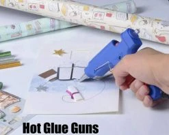 ILOVEMILAN Kit De Pistolets à Colle Thermofusible Mini Pistolets à Colle Chaude 20W Avec 10 Bâtons De Colle Et Crochet Pour Le Bricolage, Les Projets Artisanat, étanchéité, Les Réparations Rapides 110-240V (#2) -Pistolet à colle Soldes 36737979 4