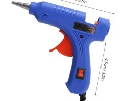 ILOVEMILAN Kit De Pistolets à Colle Thermofusible Mini Pistolets à Colle Chaude 20W Avec 10 Bâtons De Colle Et Crochet Pour Le Bricolage, Les Projets Artisanat, étanchéité, Les Réparations Rapides 110-240V (#2) -Pistolet à colle Soldes 36737979 5