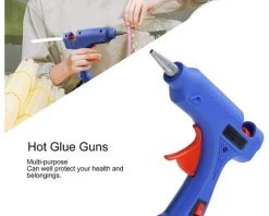 ILOVEMILAN Pistolets à Colle Chaude 1PC, Pistolets à Colle Thermofusible 20W Pistolets à Déclenchement à Deux Doigts Pour Les Amateurs De Bricolage Artisanat Art Faisant Des Réparations à Domicile US 110-240V -Pistolet à colle Soldes 36738697 3