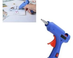 ILOVEMILAN Pistolets à Colle Chaude 1PC, Pistolets à Colle Thermofusible 20W Pistolets à Déclenchement à Deux Doigts Pour Les Amateurs De Bricolage Artisanat Art Faisant Des Réparations à Domicile US 110-240V -Pistolet à colle Soldes 36738697 4