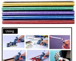 SUNFLOWER Bricolage Bâton De Colle Chaude Pistolet à Colle Chaude 11mm Diamètre 200mm Longueur 20pcs -Pistolet à colle Soldes 36842092 5