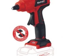 Einhell Pistolet à Colle Sans Fil TE-CG 18 Li - Solo Power X-Change (18V, Prêt à L’emploi En 120 Secondes, Avec 5 Bâtons De Colle 12mm + Embout Plat) Livré Sans Batterie Ni Chargeur