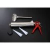 DONTODENT Pistolet à Joints En Acier Inoxydable Pour Pointes De Calfeutrage - Outil Pour Briques Et Carrelages - Outil De Bricolage