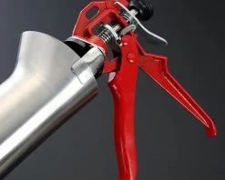 DONTODENT Pistolet à Joints En Acier Inoxydable Pour Pointes De Calfeutrage - Outil Pour Briques Et Carrelages - Outil De Bricolage -Pistolet à colle Soldes 41824690 2