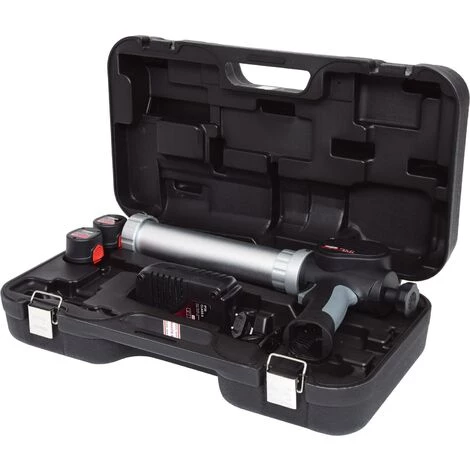 KSTOOLS® KS TOOLS Pistolet à Cartouche Sur Batterie 400 Ml Avec 2 Batteries Et Chargeur 1 KSTOOLS® KS TOOLS Pistolet à Cartouche Sur Batterie 400 Ml Avec 2 Batteries Et Chargeur