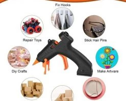 TANABATA Pistolet à Colle Chaude, 15pcs Bâtons Chauffrage Rapide Et Sûr Pistolet à Colle 15W, Avec USB Câble, Anti écoulement Pour Réparation, Artisanat, DIY, Maison, Bricolage, Bureau 9 TANABATA Pistolet à Colle Chaude, 15pcs Bâtons Chauffrage Rapide Et Sûr Pistolet à Colle 15W, Avec USB Câble, Anti écoulement Pour Réparation, Artisanat, DIY, Maison, Bricolage, Bureau -Pistolet à colle Soldes 42084465 5