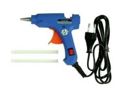 Pistola Termica Mini Liderpapel Da 25 W Con Erogatore Grilletto E 2 Barre In Silicone Di 7 Mm Di Diametro X 100 Mm