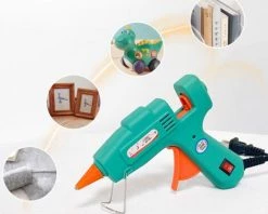 Pistolet à Colle Thermofusible, Interrupteur De Ruban Rapide, Manuel De Ménage De 7 Mm (paquet Simple De 20 W),HANBING -Pistolet à colle Soldes 45488065 3