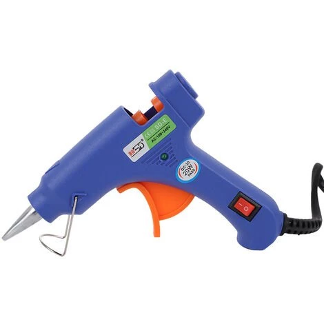 Pistolet à Colle Chaude 20W, Y Compris Un Sac à Outils, Anti écoulement Pour Réparation, Artisanat, DIY, Maison, Bricolage, Bureau- Bleu(Macaron) 1 Pistolet à Colle Chaude 20W, Y Compris Un Sac à Outils, Anti écoulement Pour Réparation, Artisanat, DIY, Maison, Bricolage, Bureau- Bleu(Macaron)