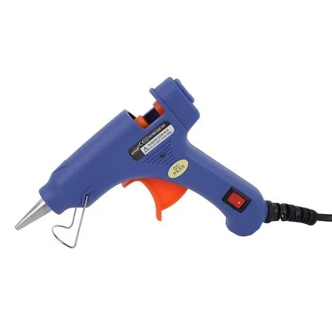 Pistolet à Colle Chaude 20W, Y Compris Un Sac à Outils, Anti écoulement Pour Réparation, Artisanat, DIY, Maison, Bricolage, Bureau- Bleu(Macaron) 5 Pistolet à Colle Chaude 20W, Y Compris Un Sac à Outils, Anti écoulement Pour Réparation, Artisanat, DIY, Maison, Bricolage, Bureau- Bleu(Macaron) – Image 5