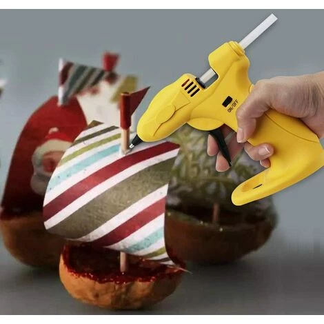CADEAU Pistolet à Colle Chaude Mini Pistolet Chaude Sans Fil USB Rechargeable Pour Bricolage Et Réparations Ou Décoration Et Artisanat 4 CADEAU Pistolet à Colle Chaude Mini Pistolet Chaude Sans Fil USB Rechargeable Pour Bricolage Et Réparations Ou Décoration Et Artisanat – Image 4